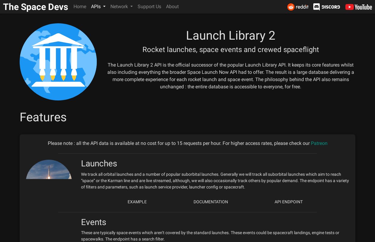 Launch Library 2