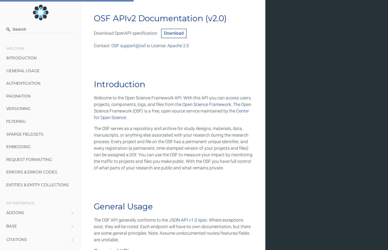 Open Science Framework