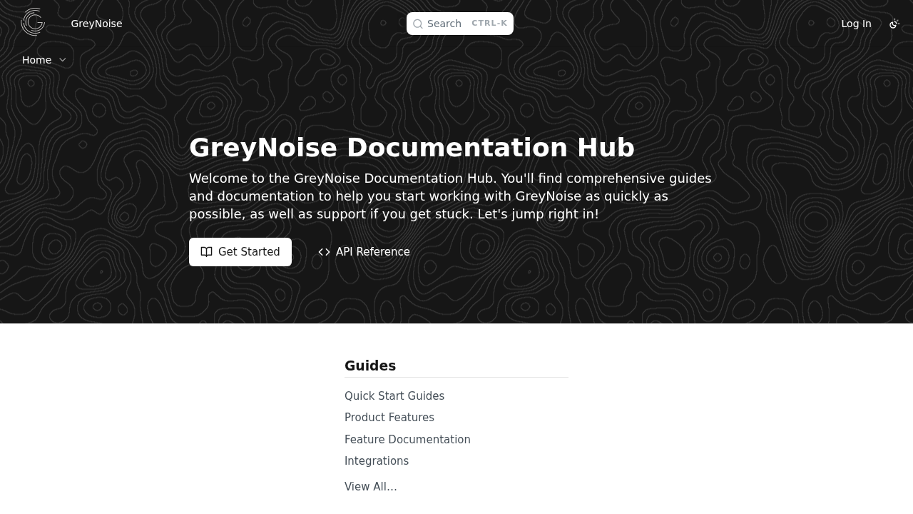 GreyNoise preview interface