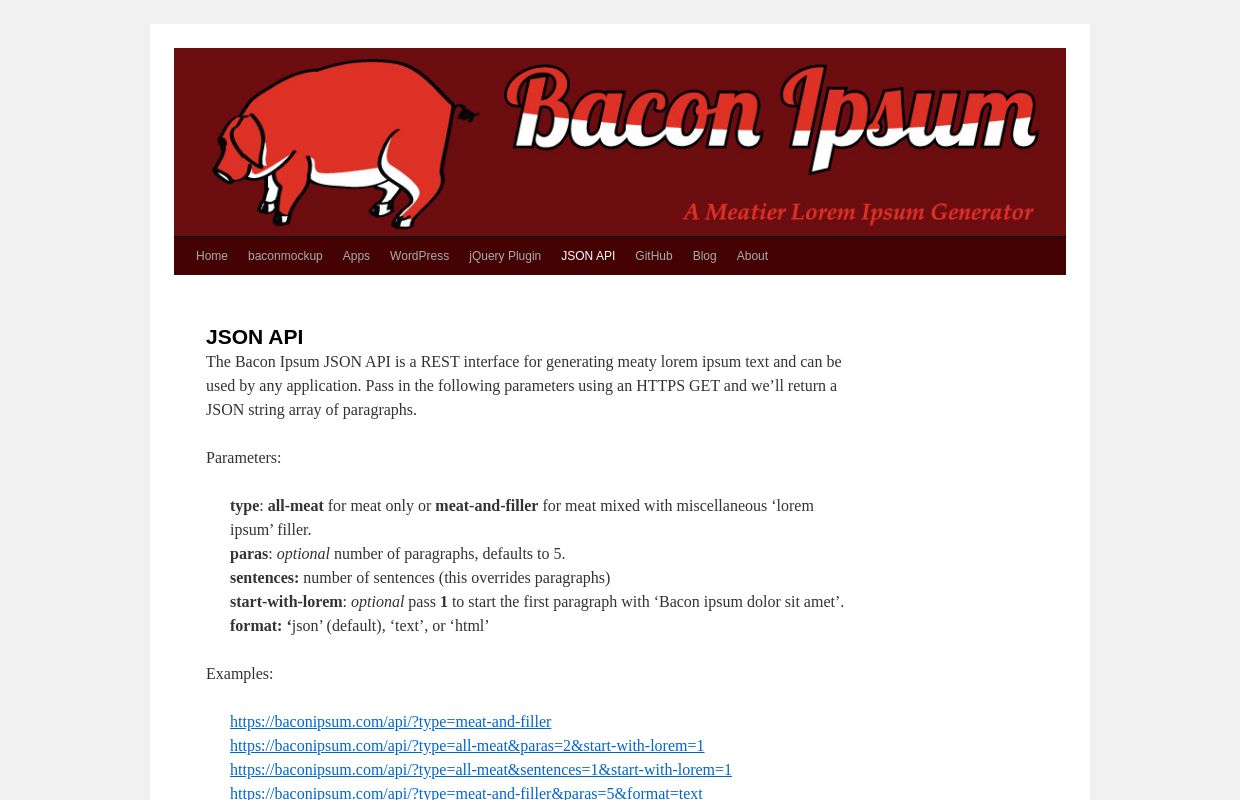 Bacon Ipsum