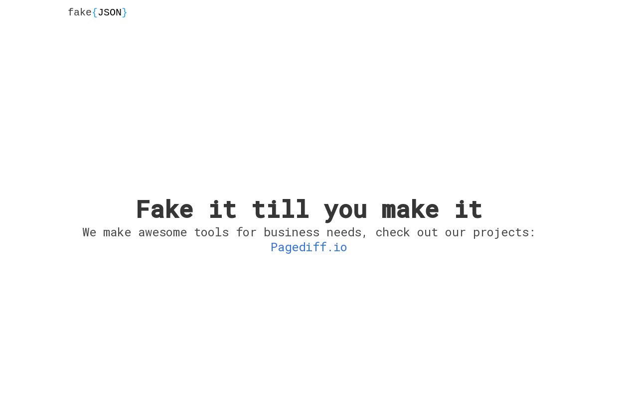 FakeJSON