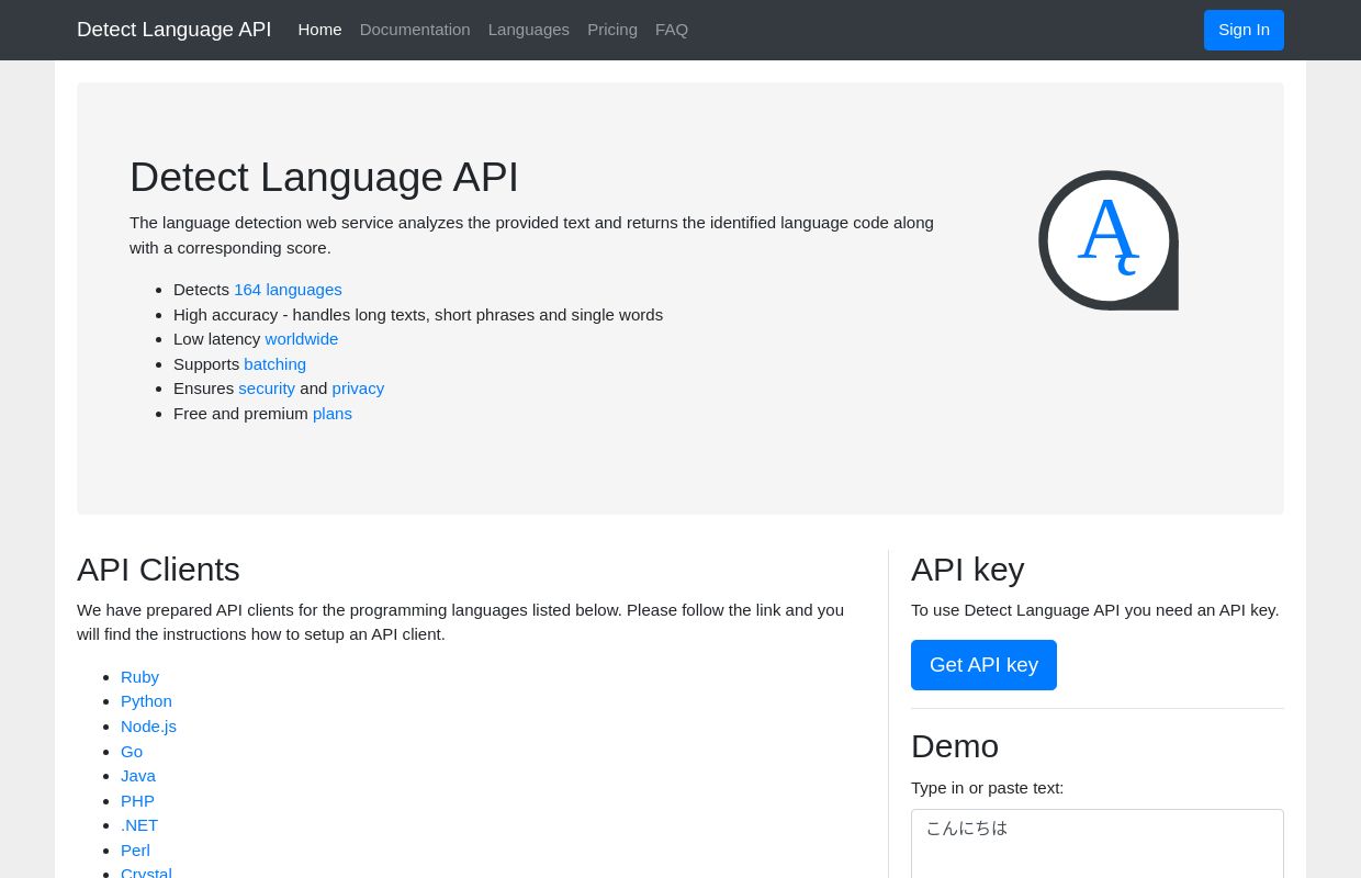 Detect Language