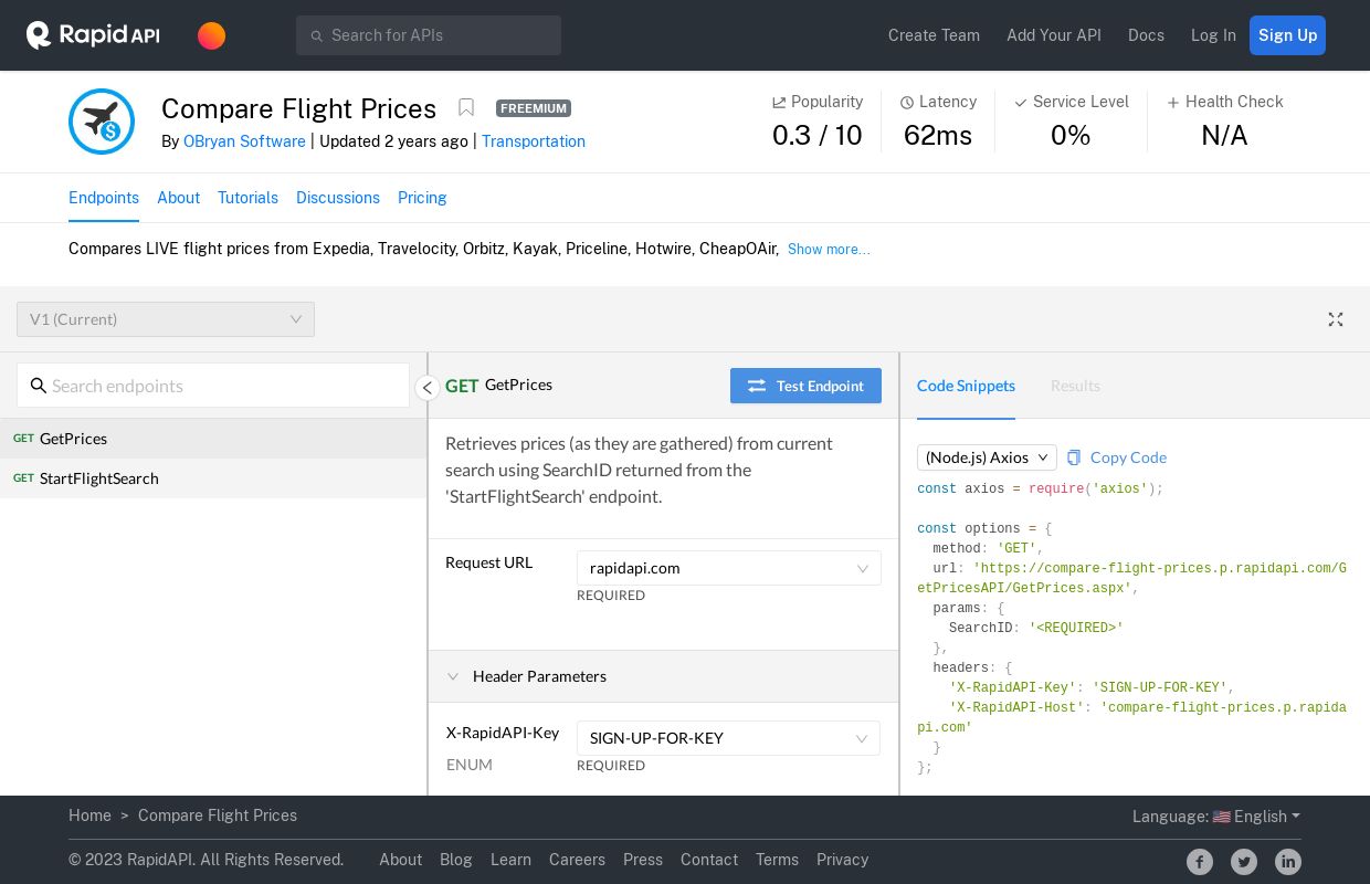 Compare Flight Prices