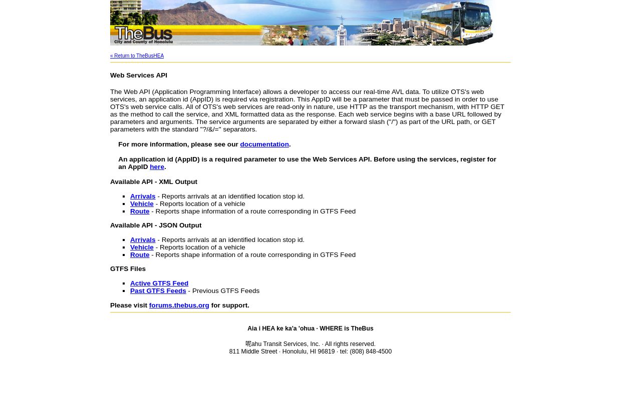 Transport for Honolulu, US
