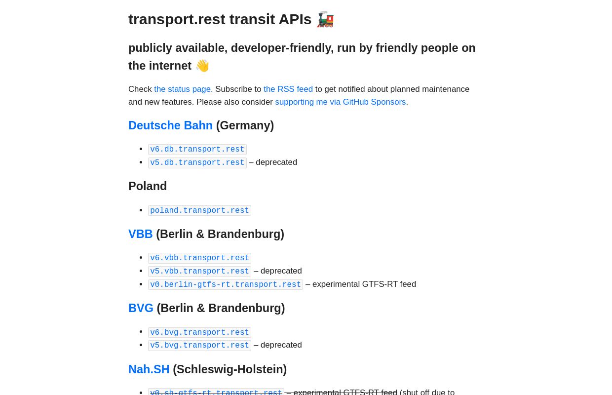 transport.rest