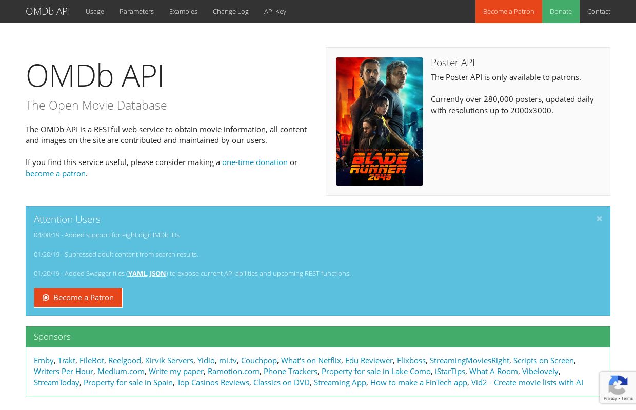 Open Movie Database
