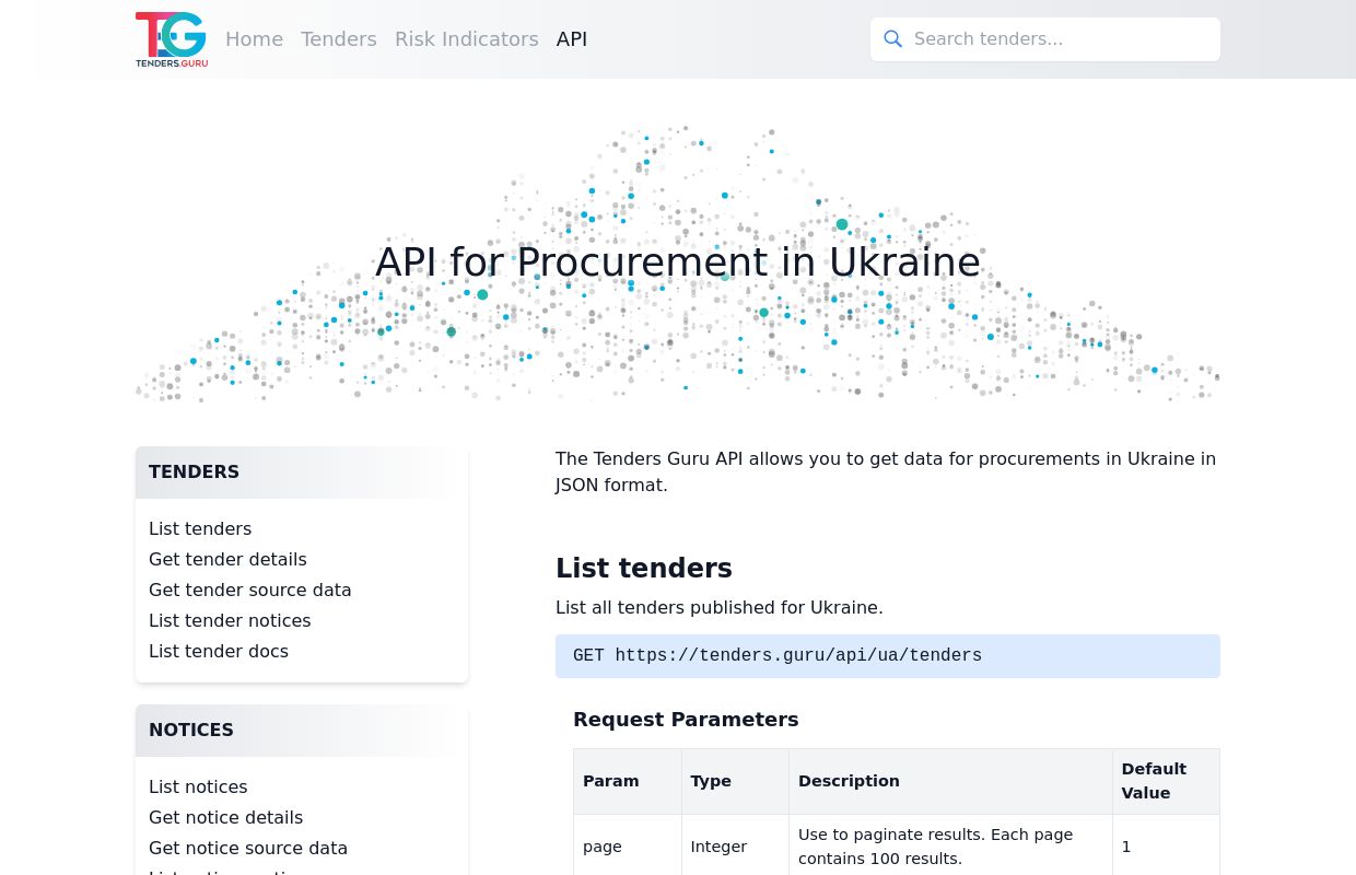 Tenders in Ukraine