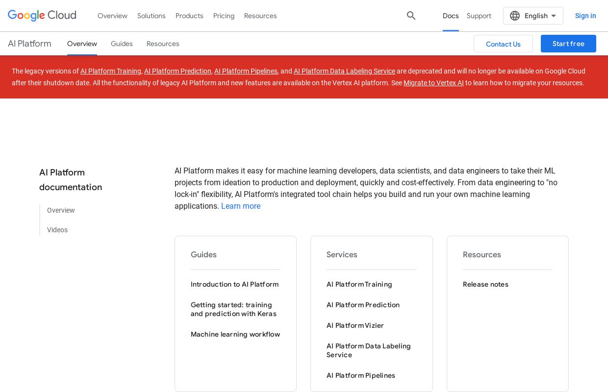 Cloud Machine Learning Engine