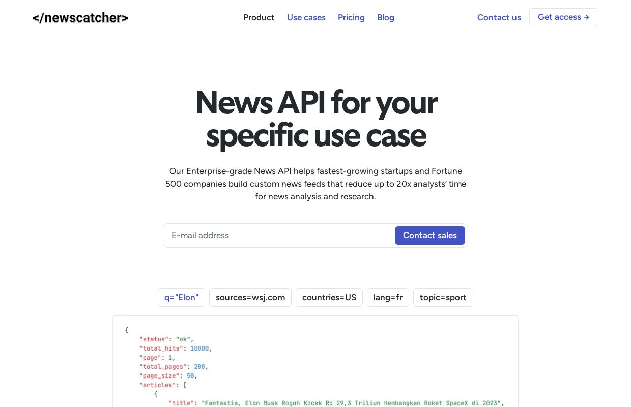NewsCatcherAPI