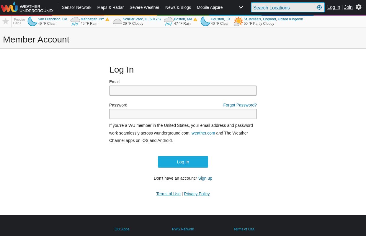 Wunderground API