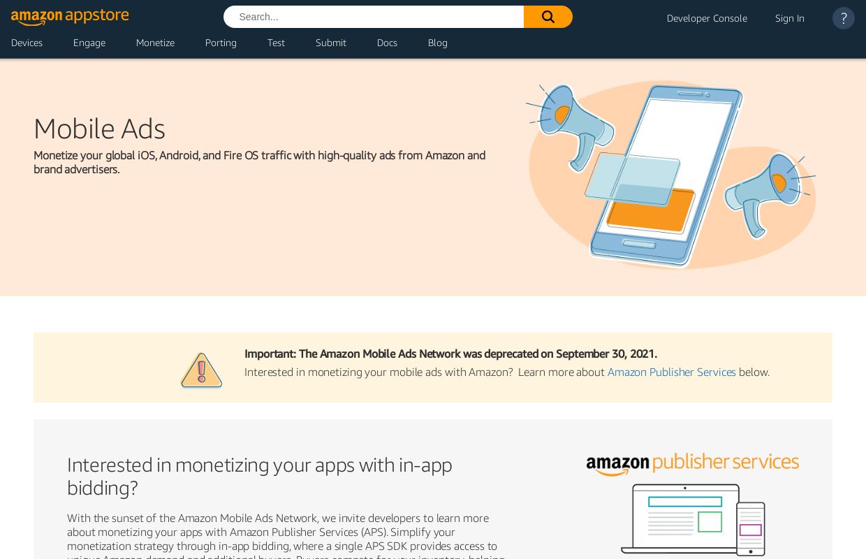 Amazon Mobile Ads