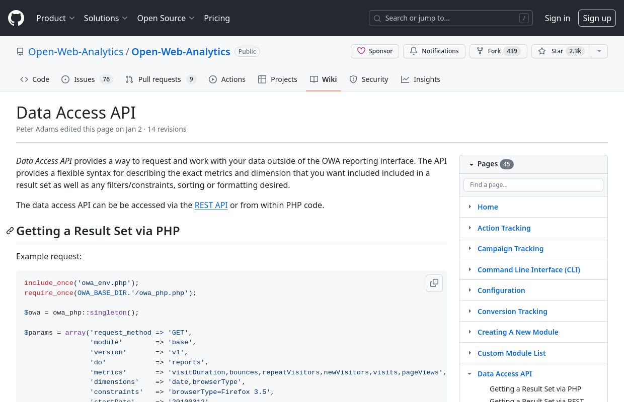 Open Web Analytics