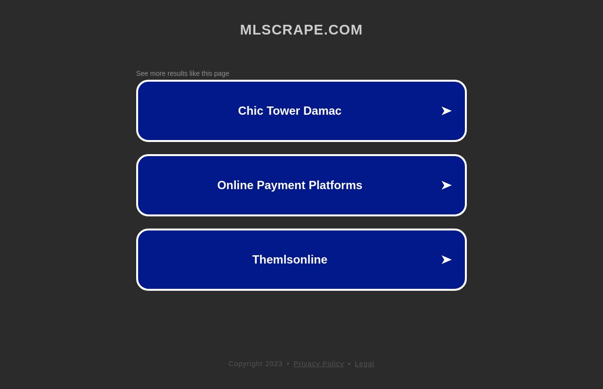 MLScrape