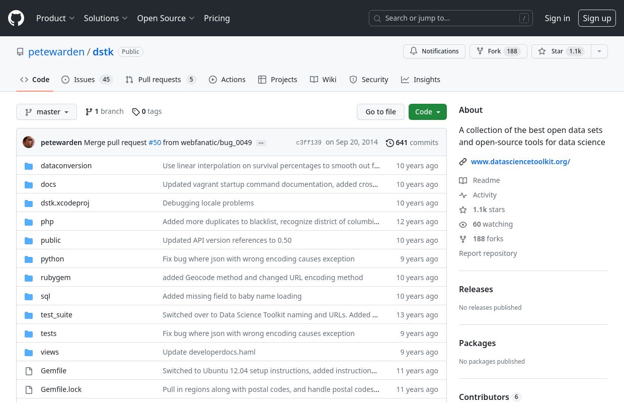 Data Science Toolkit