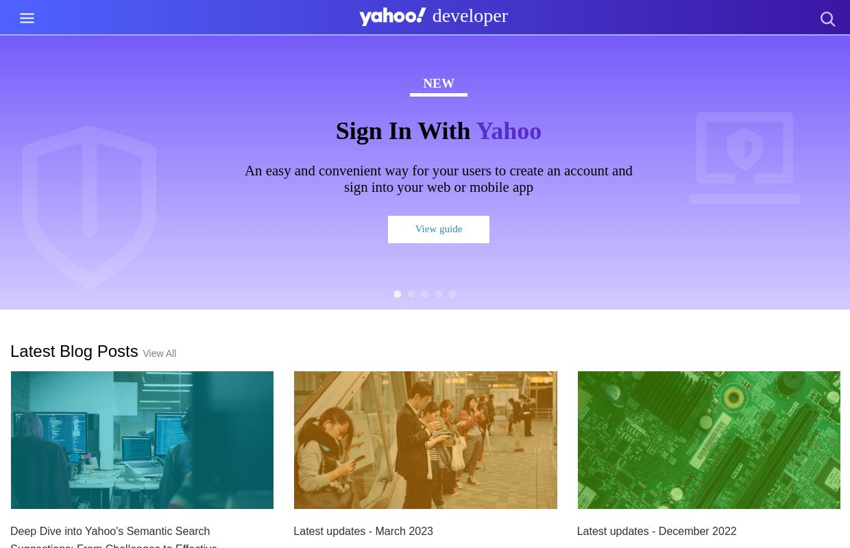 Yahoo Maps
