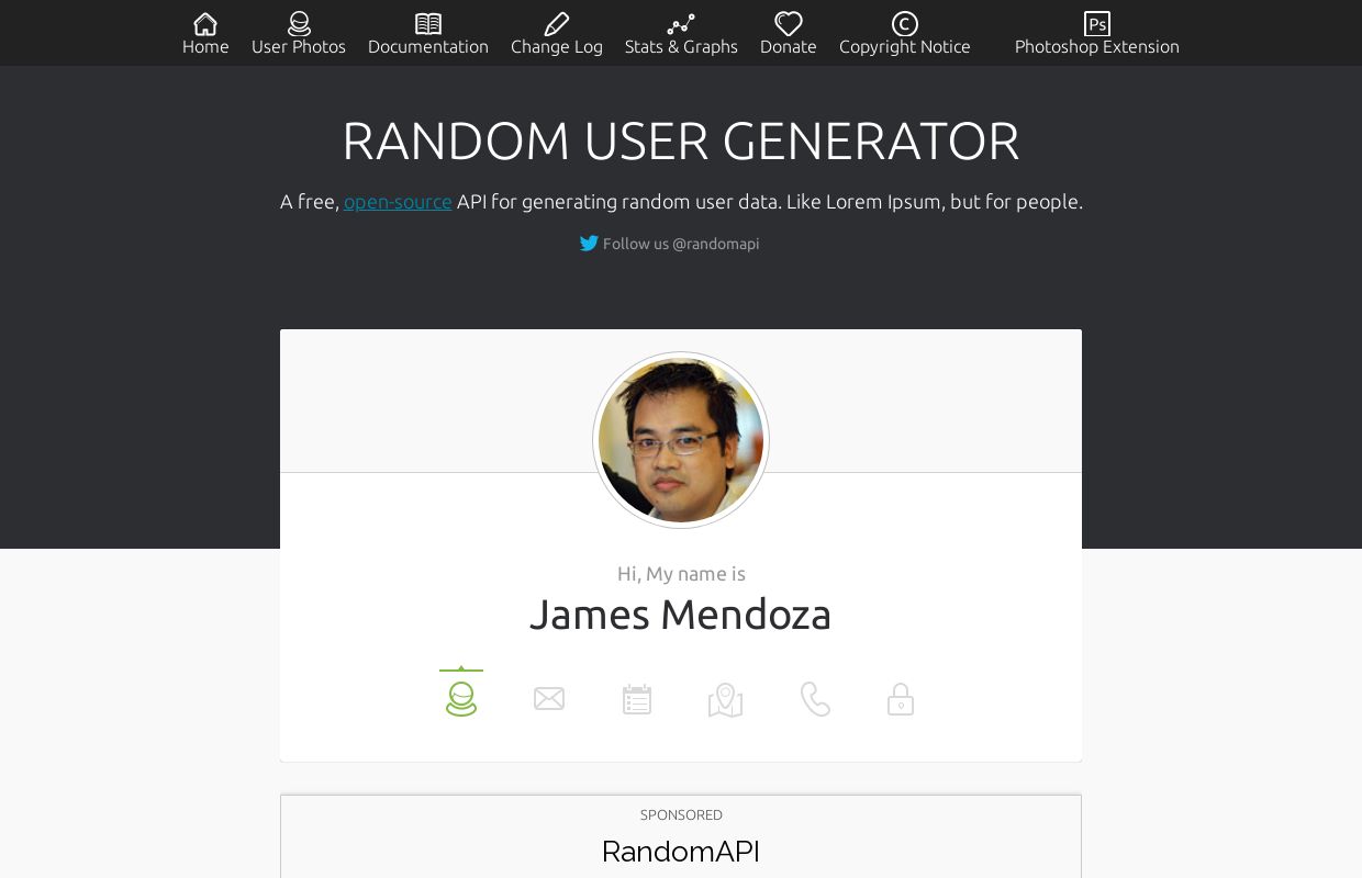 RandomUserGenerator