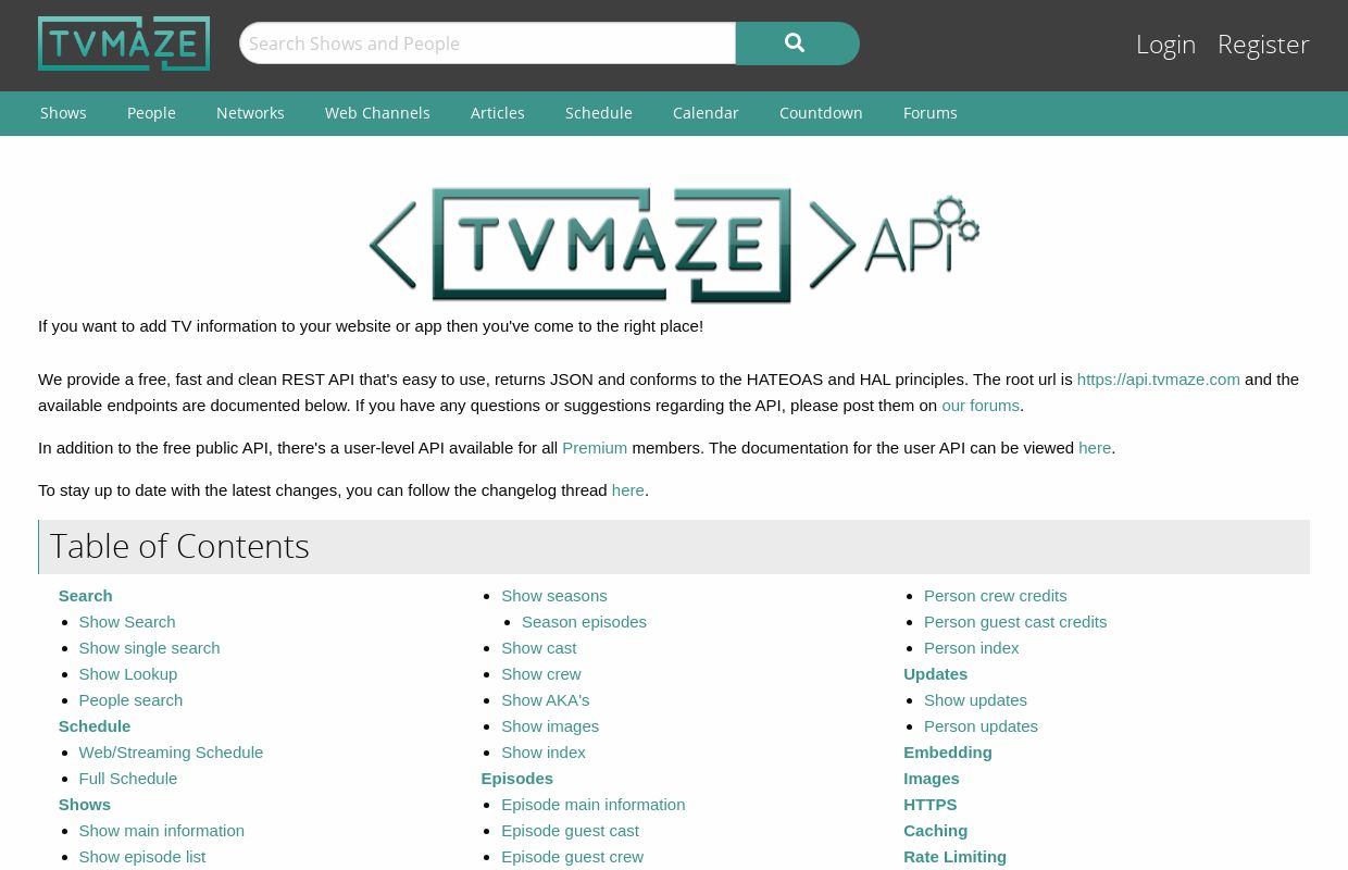 TVmaze