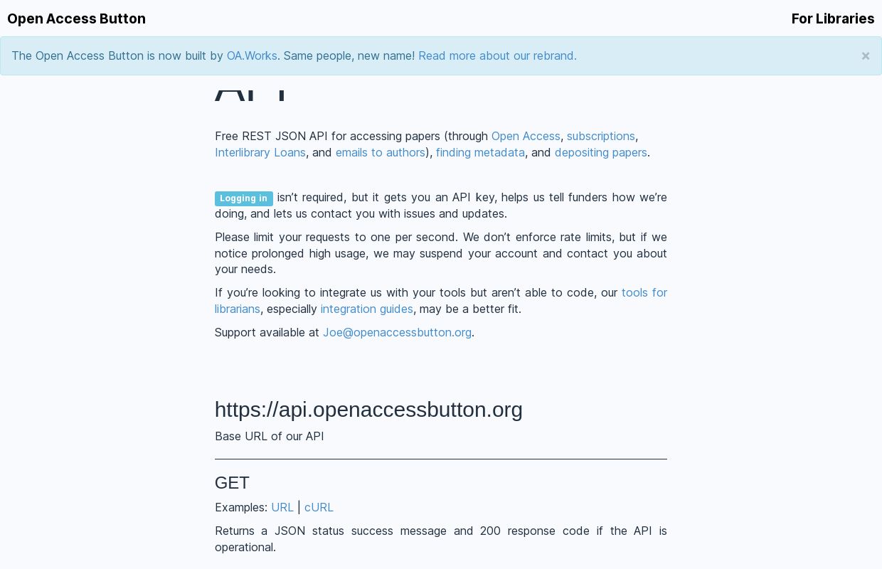 Open Access Button