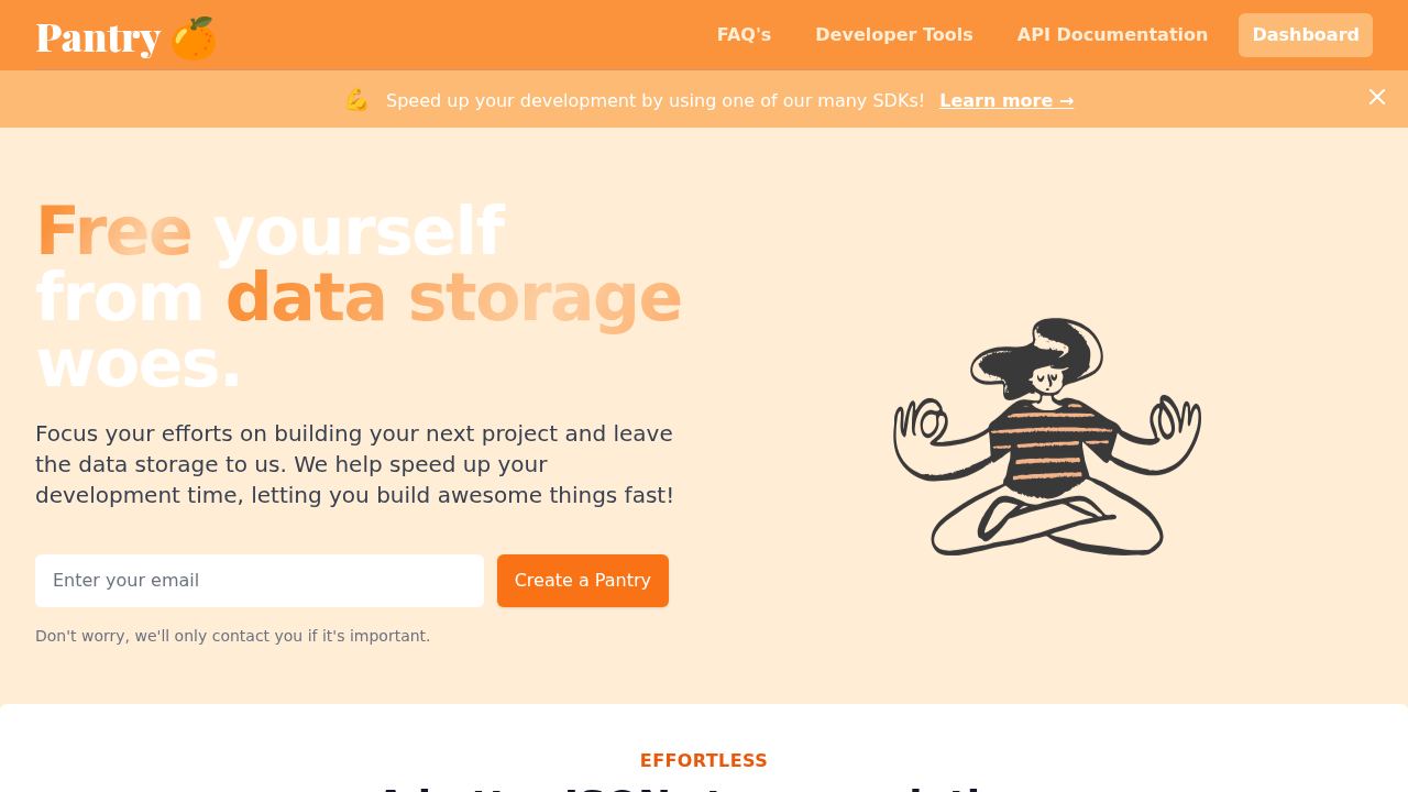 Pantry preview interface