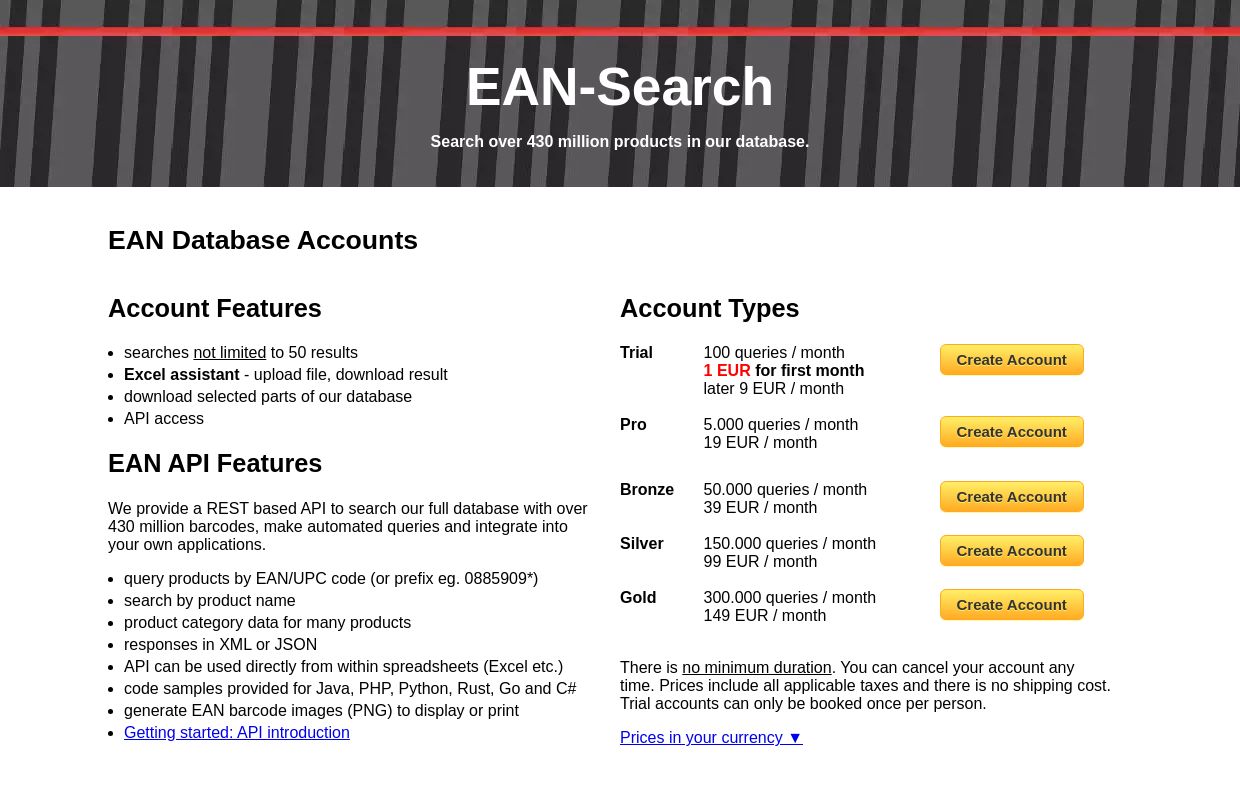 EAN-Search