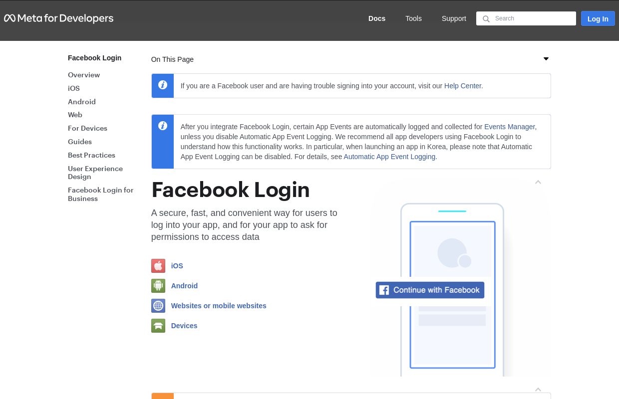Facebook Login for Apps