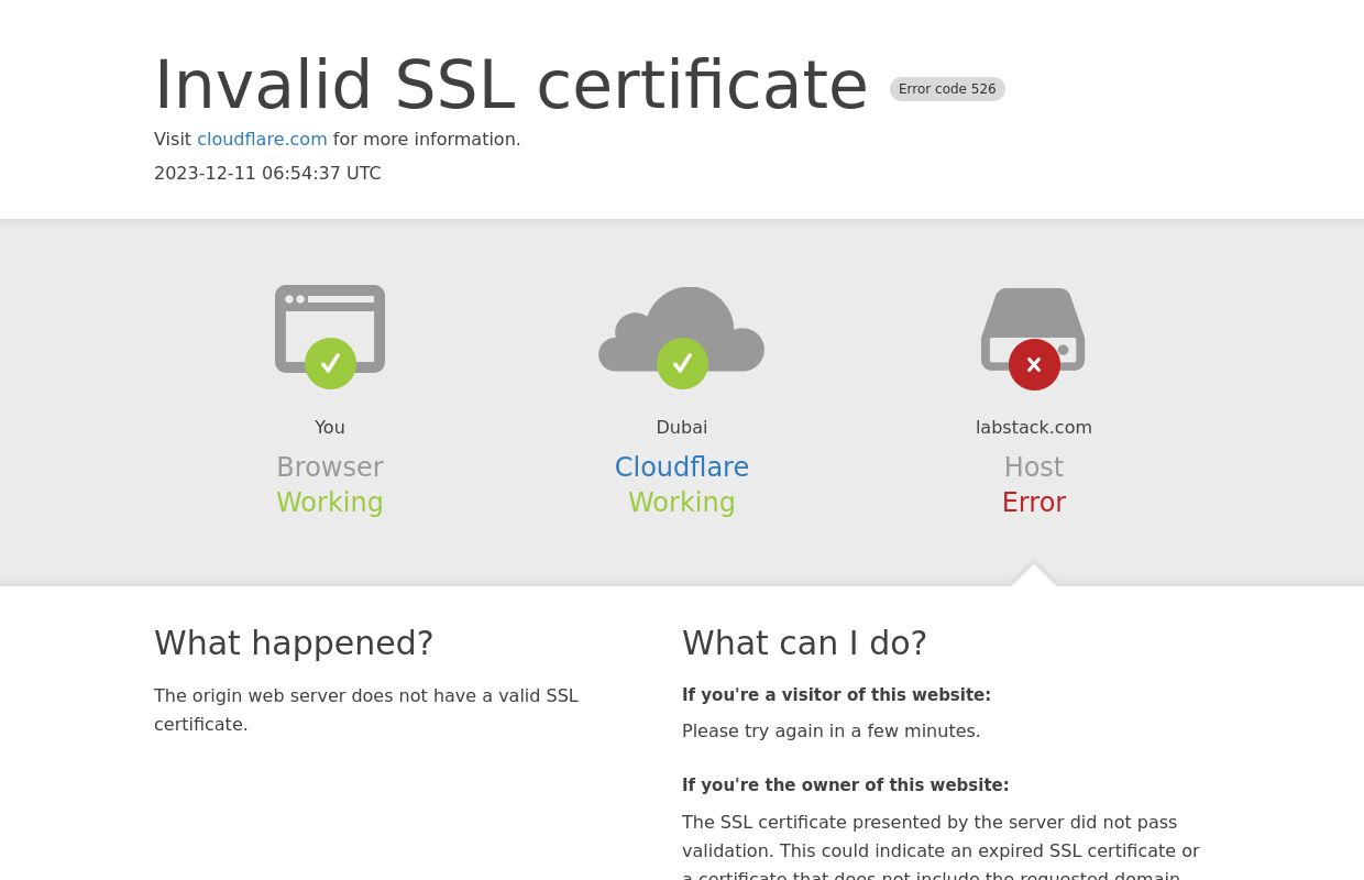 Webpage (Labstack)