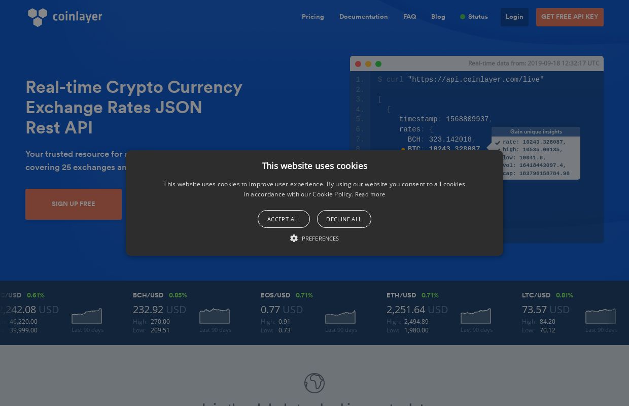 apilayer coinlayer