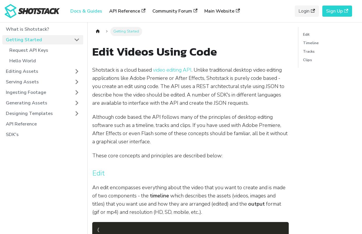 Shotstack Video Editing API