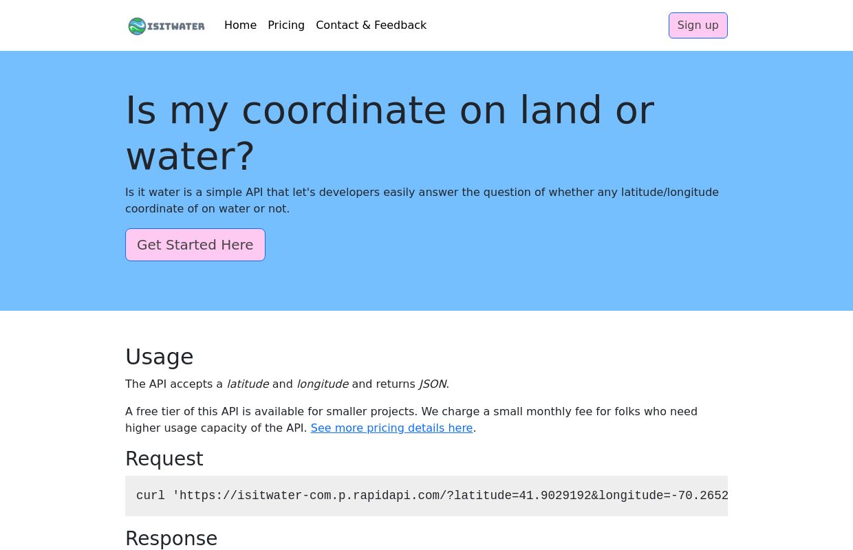 IsItWater