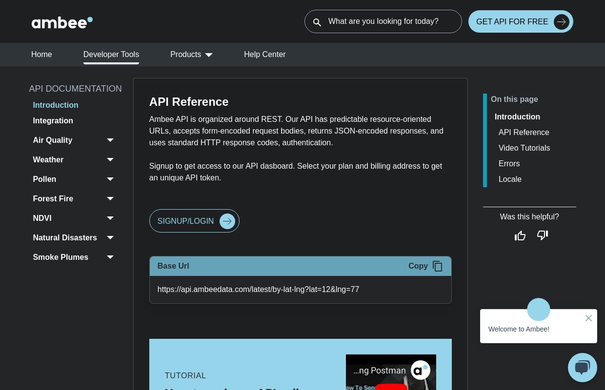 Pollen API -Real Time & Forecast Pollen Count Data