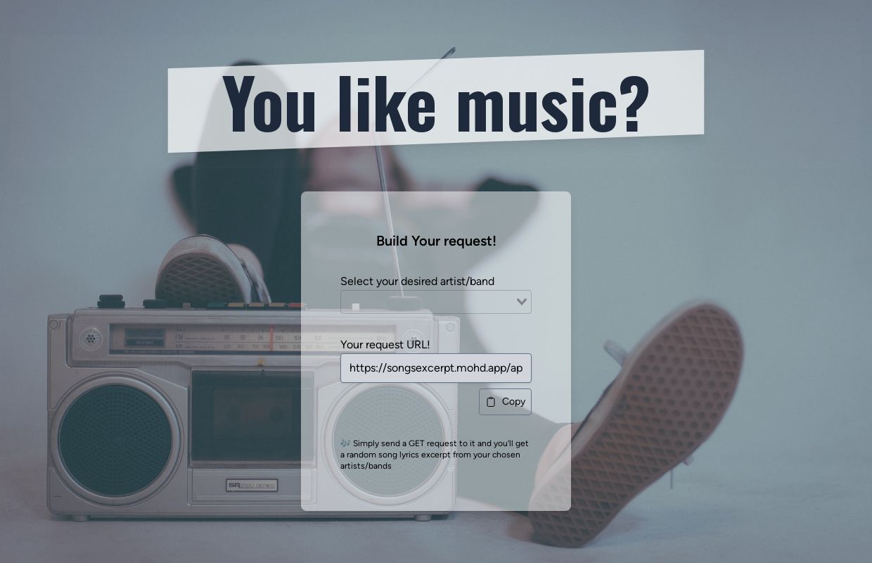 Songs excerpt