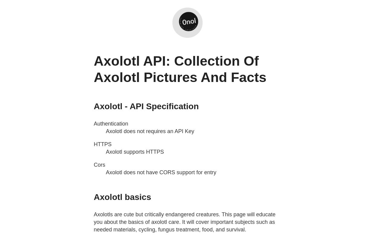 Axolotl preview interface