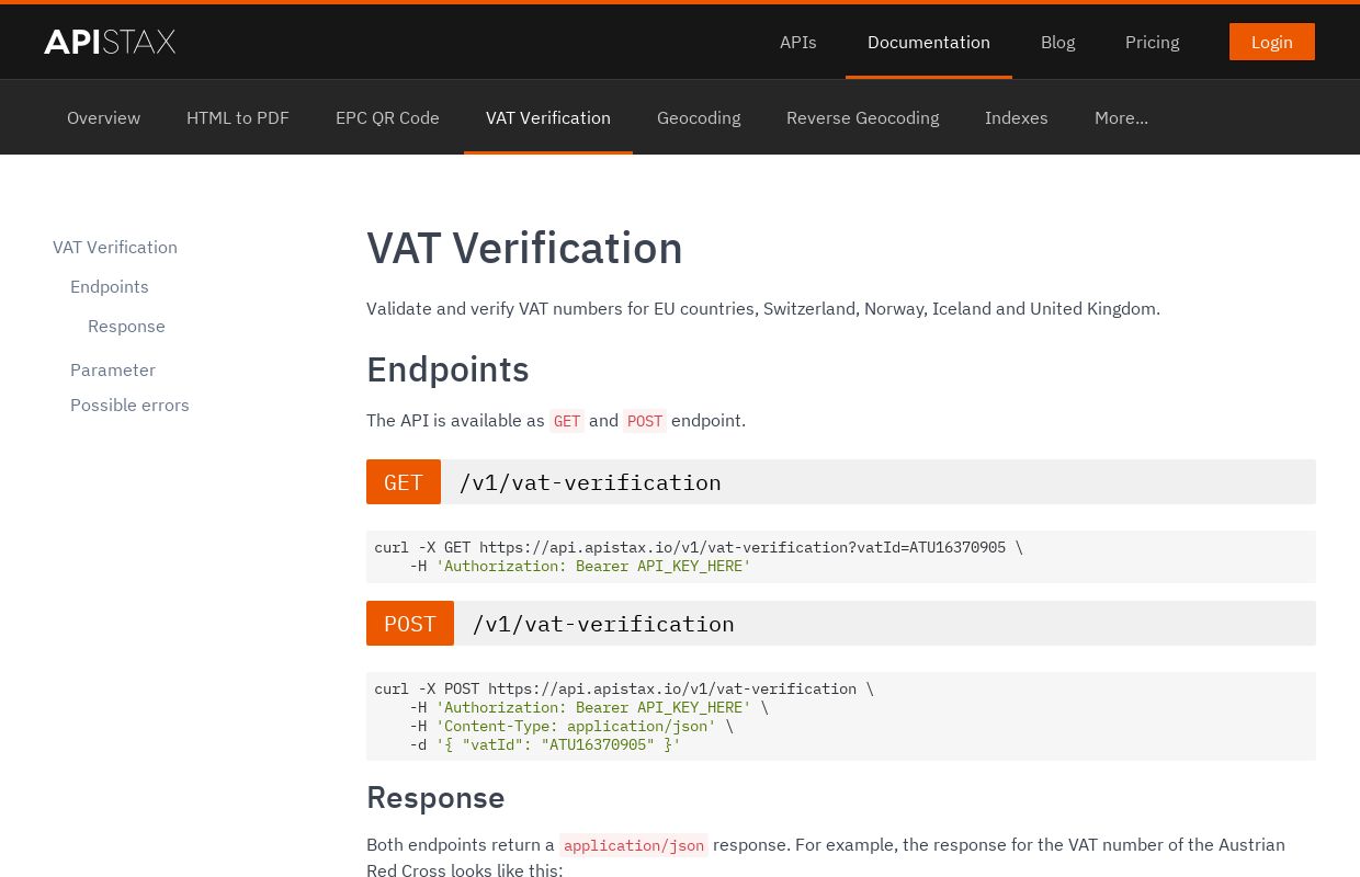 VAT Verification