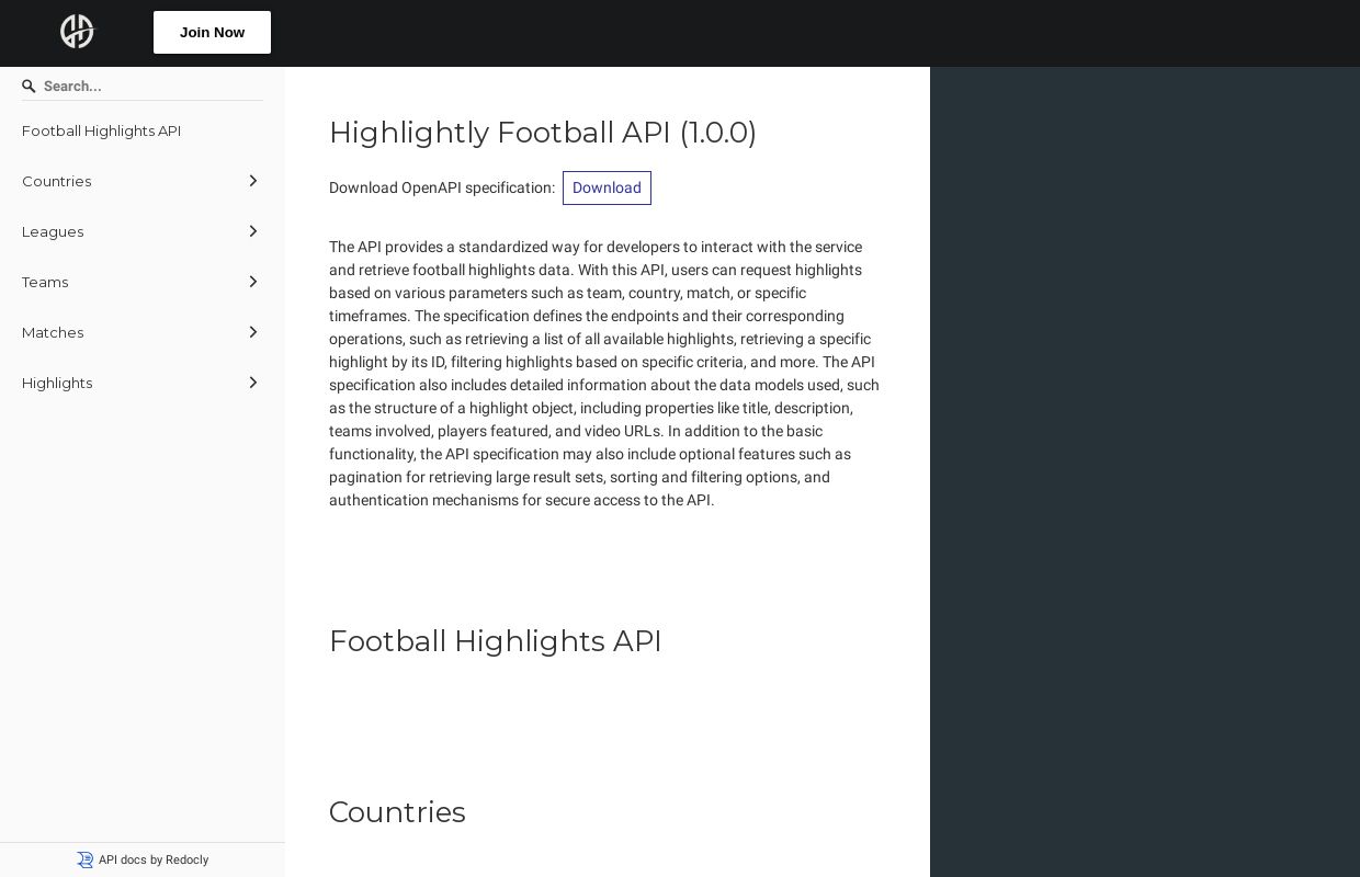 Football Highlights API (Highlightly)