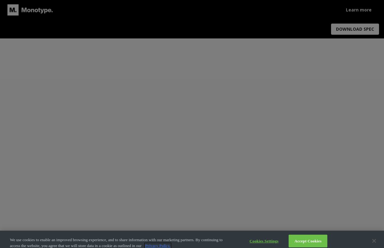 Monotype Smart Font Menu API