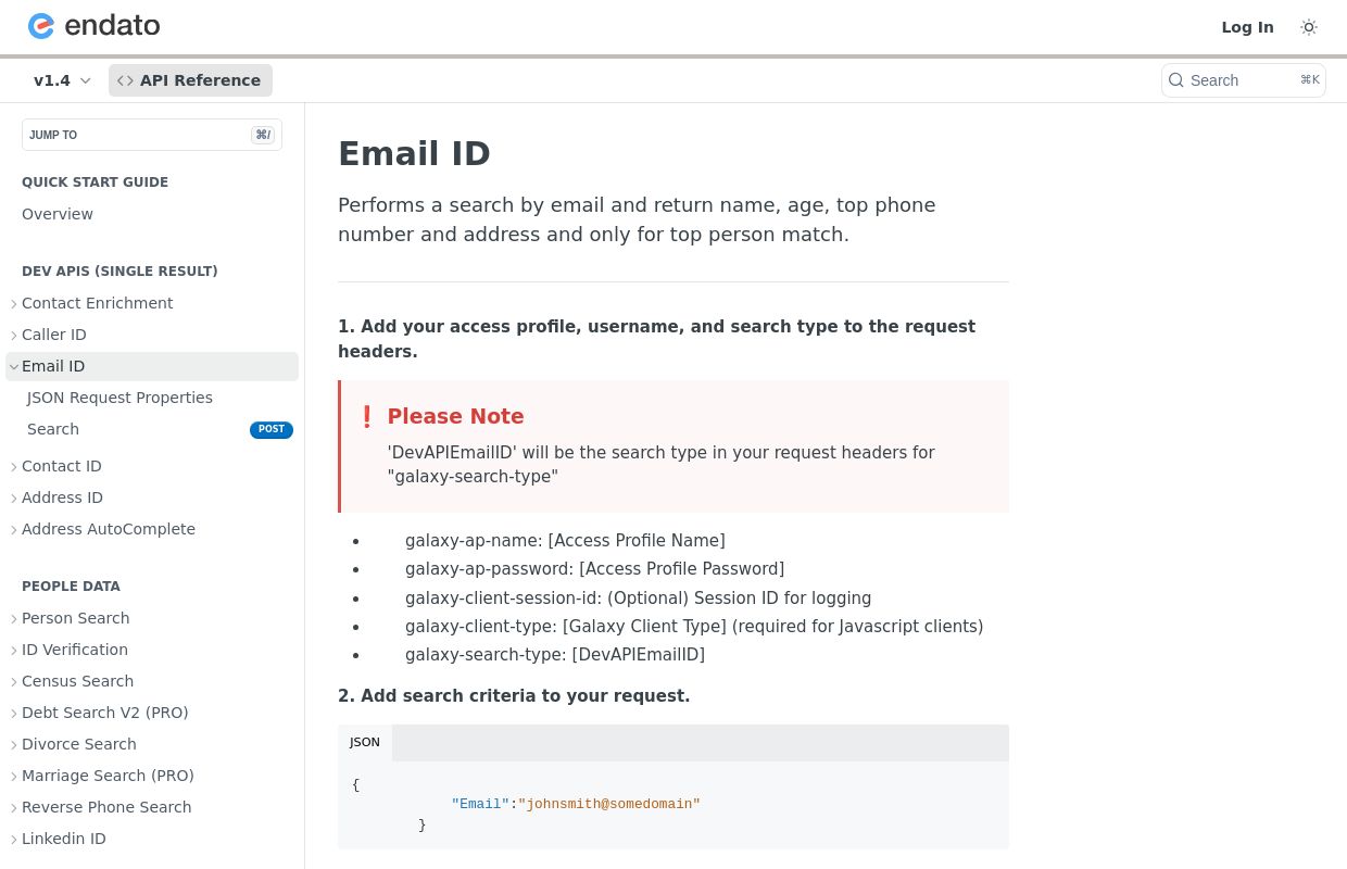 Endato - Email ID