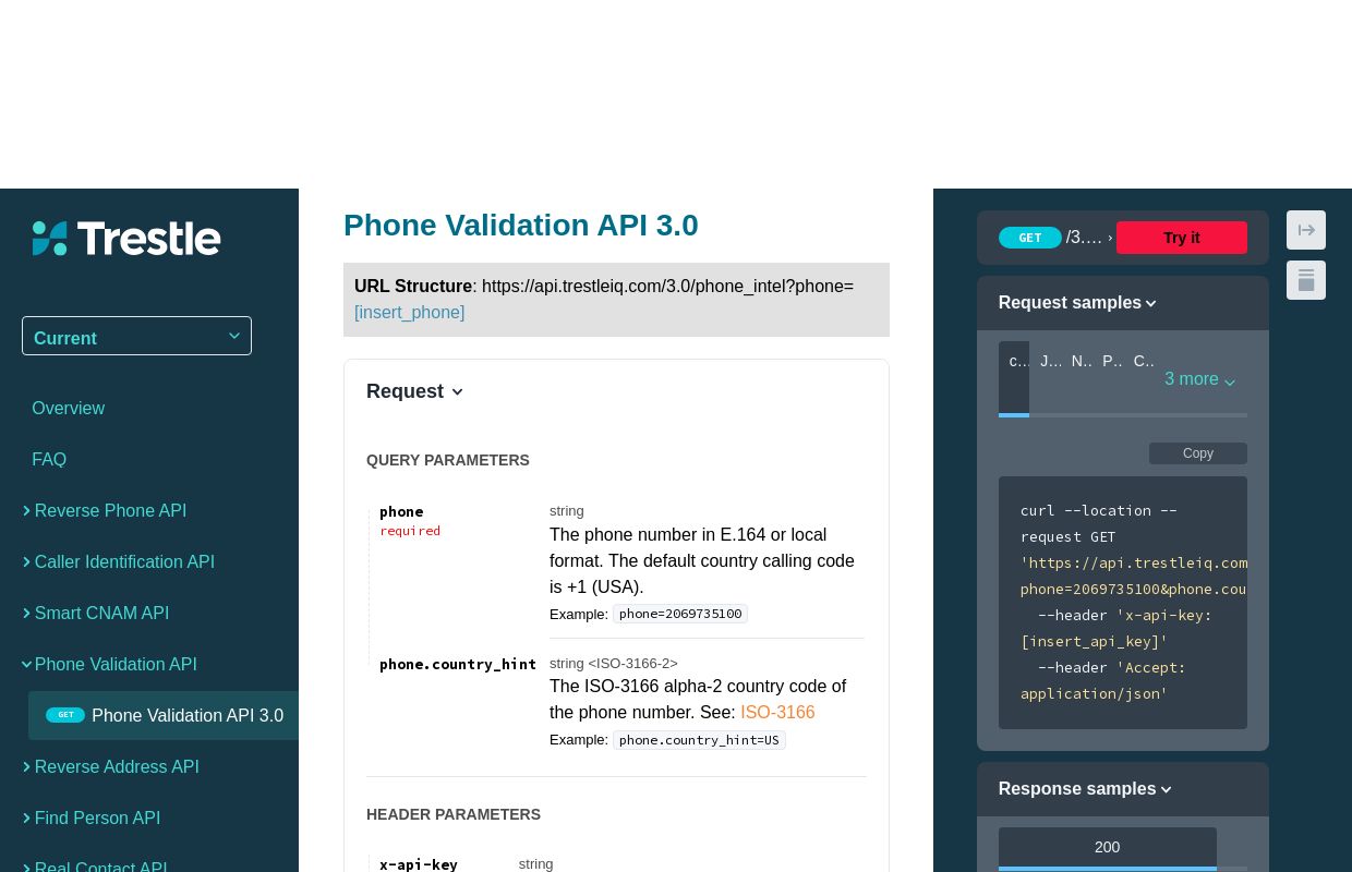 Phone Validation API
