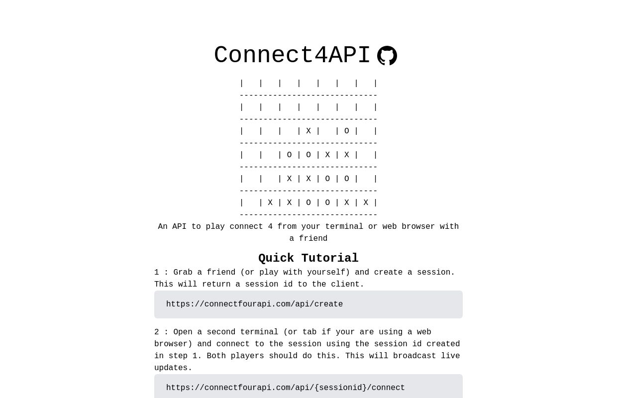 Connect4API