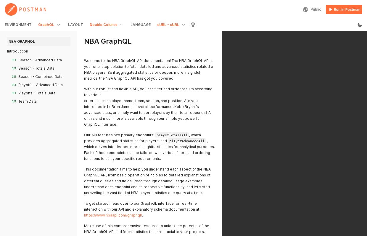 NBA GraphQL