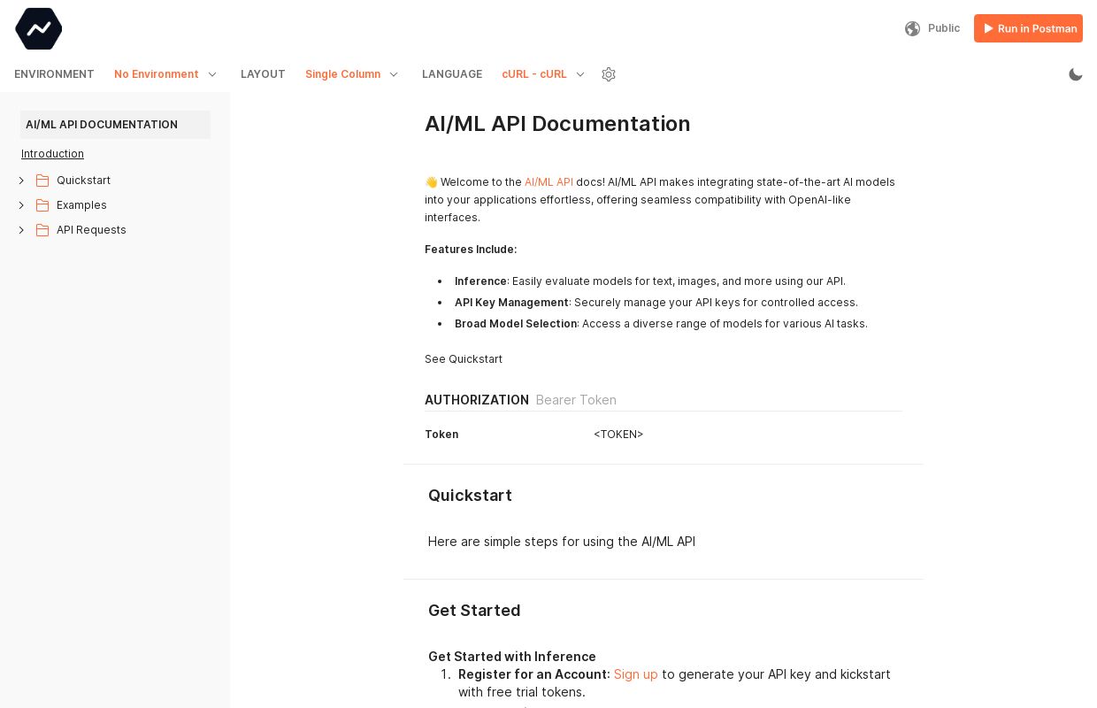 AI/ML API