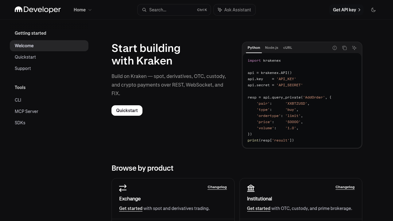 Kraken preview interface