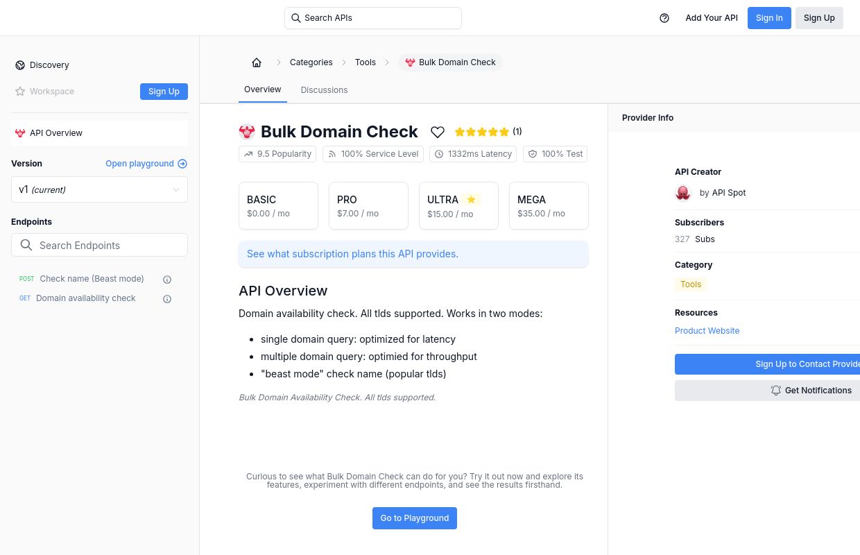 Bulk Domain And Whois