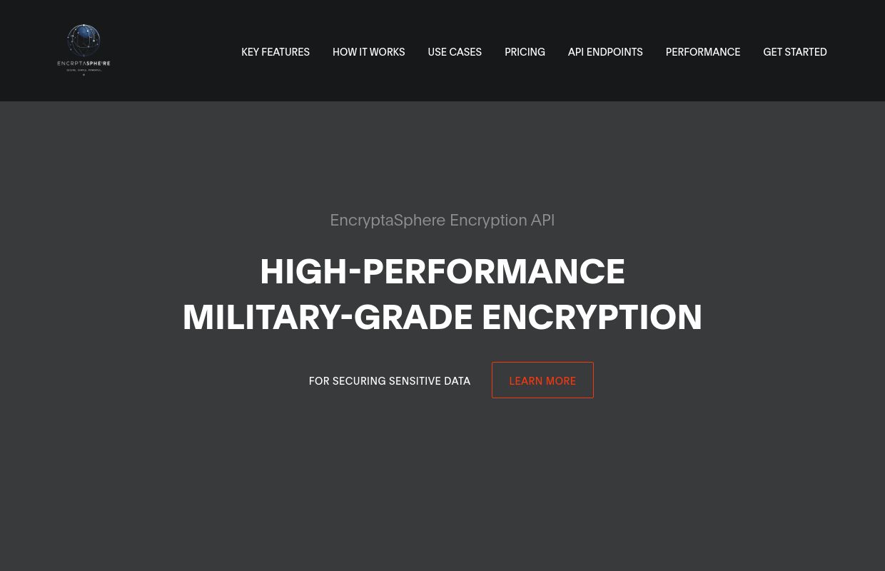 EncryptaSphere Encryption API