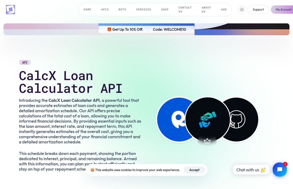 CalcX - Loan Calculator API