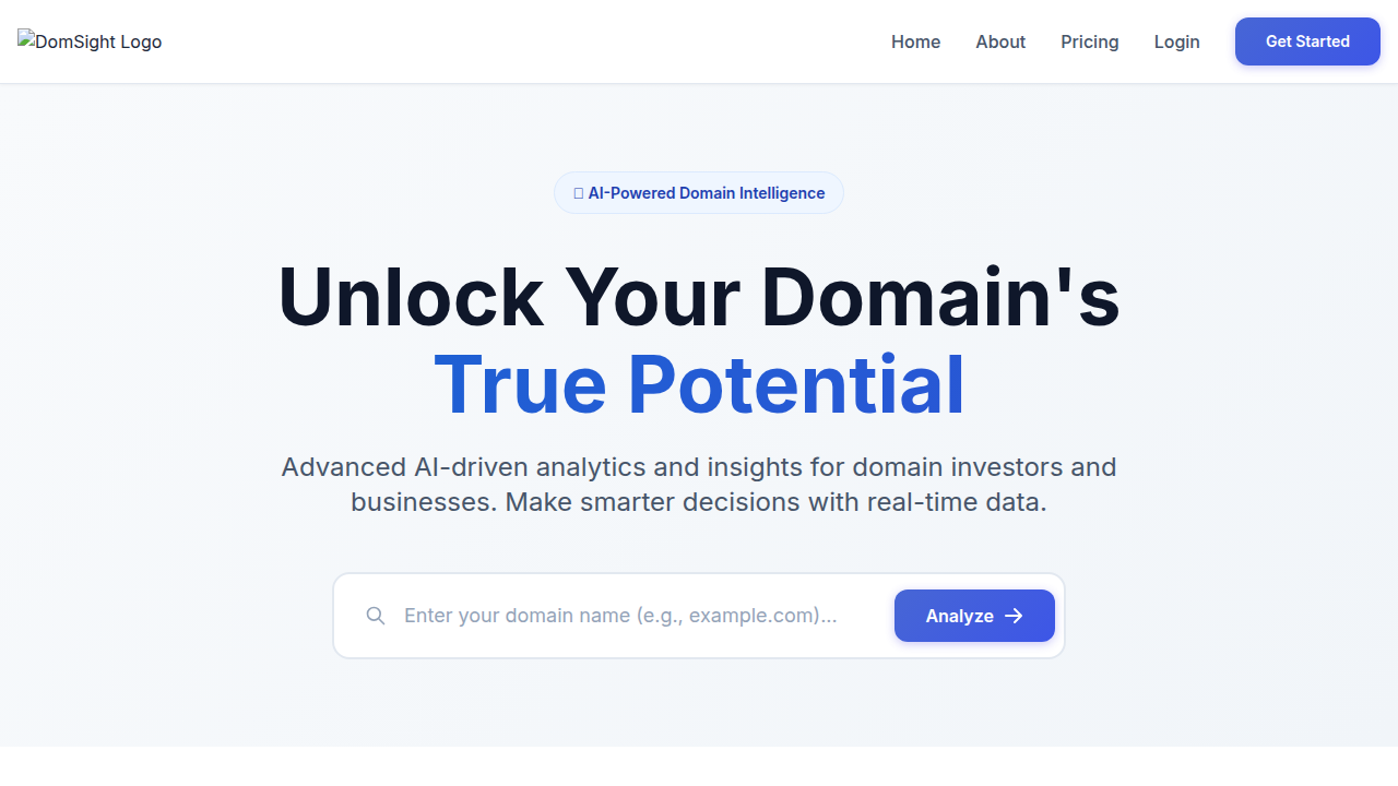 DomSight preview interface