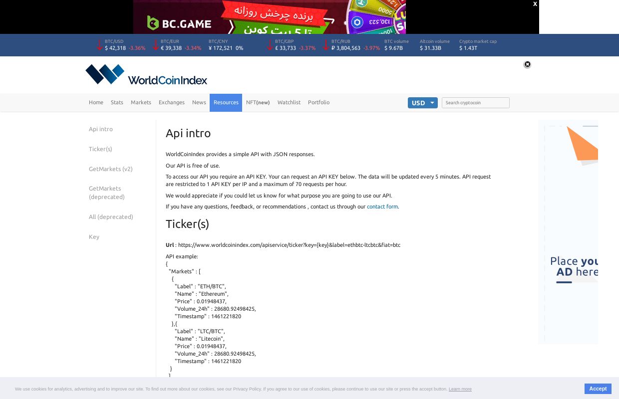 WorldCoinIndex