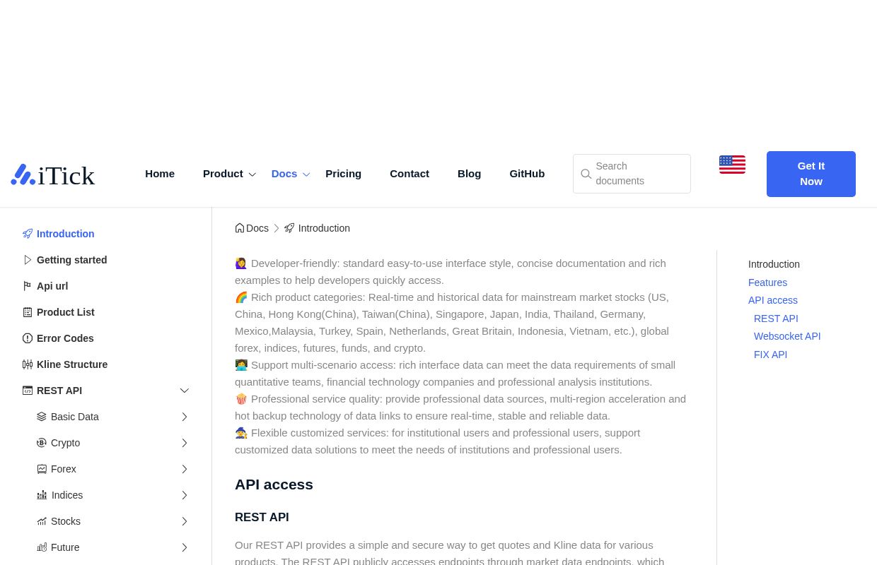 iTick API