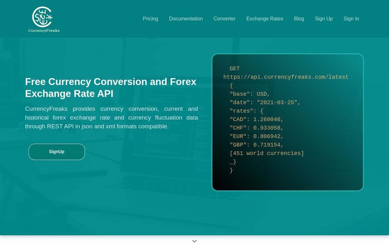 CurrencyFreaks