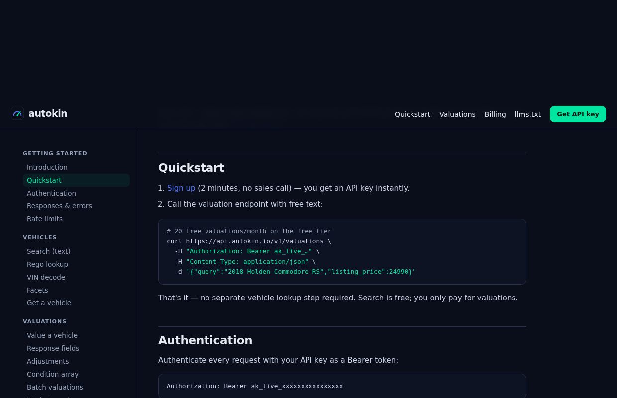 Autokin preview interface