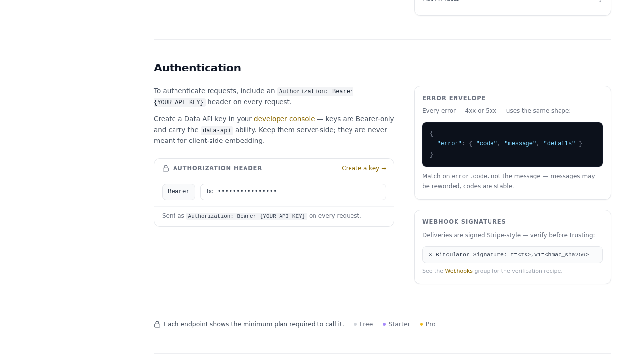 Bitculator preview interface